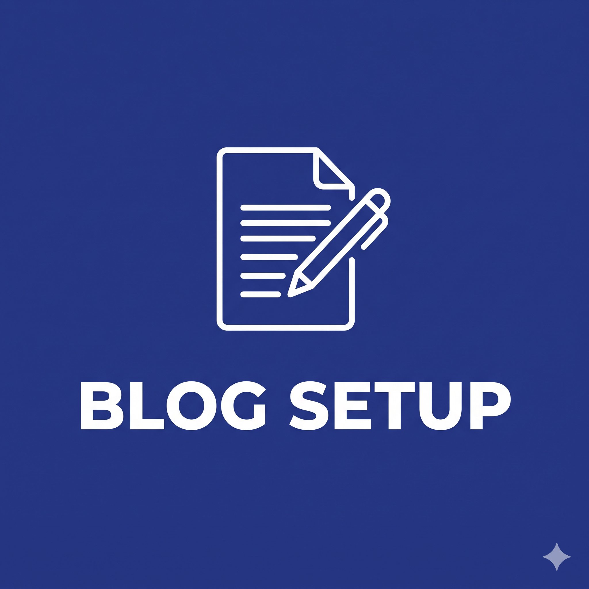 Blog Setup