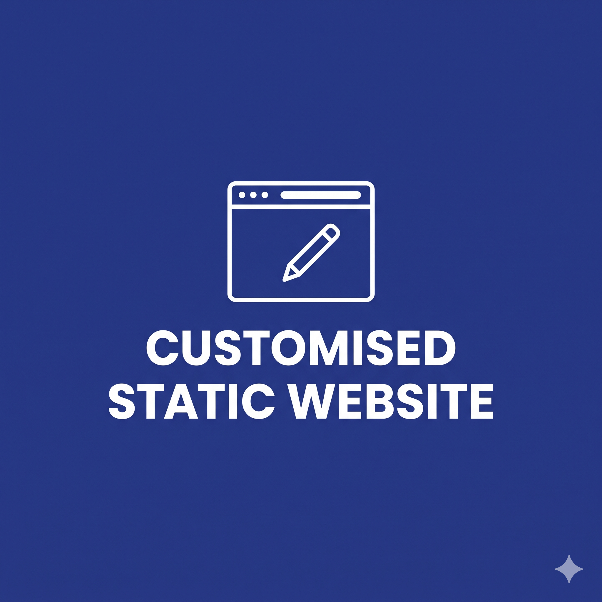 Customised Static Website